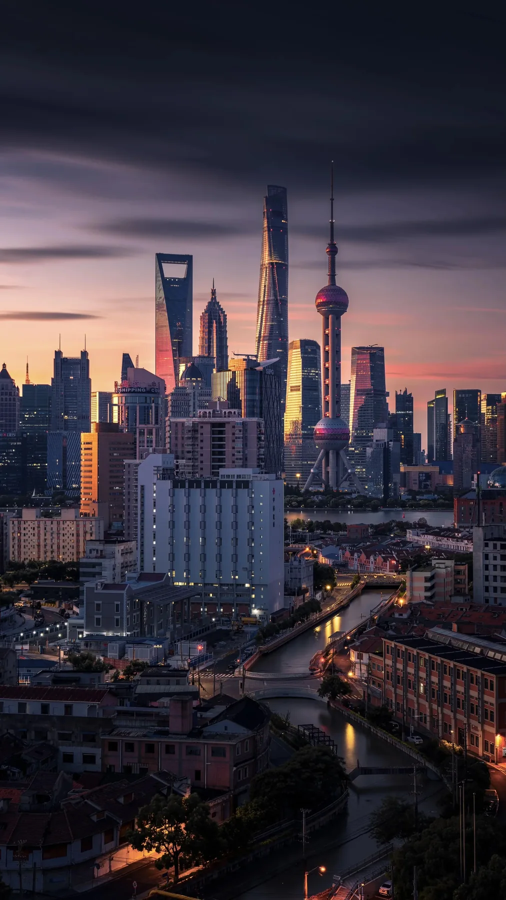 Shanghai The Bund and Modern Skyline
